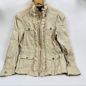 WHBM Ruched Field Jacket